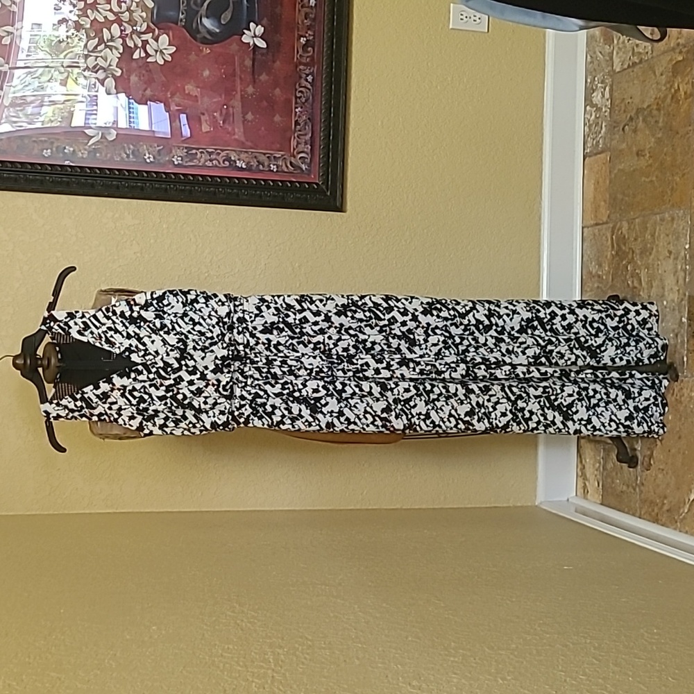 Vince Camuto Geometric Print Wide Leg Jumpsuit Size 0